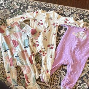 Floral and Patterned Baby Onesies Bundle